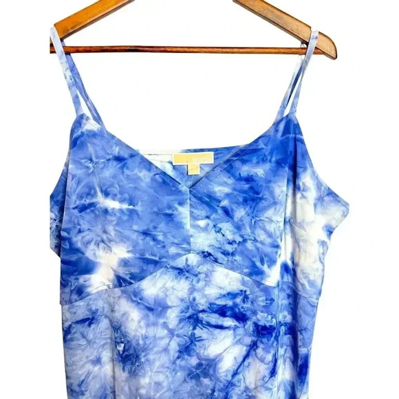 COPY - NWT Michael Michael Kors tie dye empire waist spaghetti strap maxi dress… - Picture 4 of 9